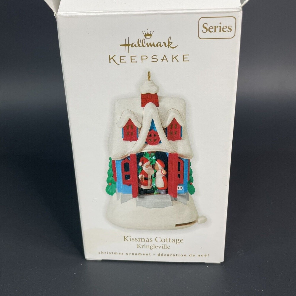2010 HALLMARK Keepsake Ornament: Kissmas Cottage KRINGLEVILLE 1st in Series
